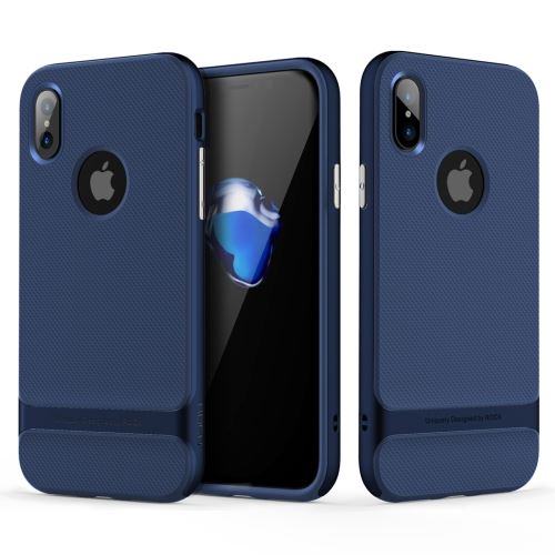 Iphone X / Xs Coque Protection Plastique Bleu Als81224