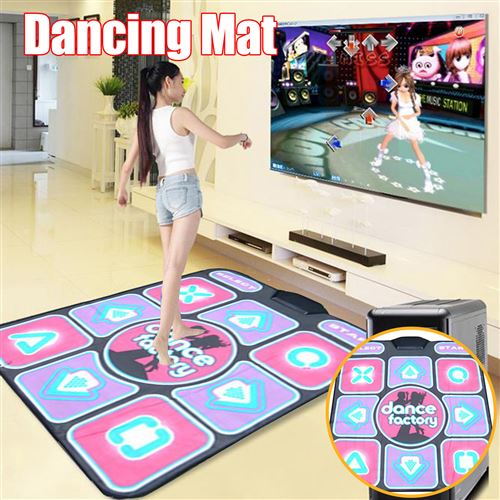 Tapis De Danse électronique Extra Large Pour Enfants - 150x90 Cm, 12 Lumières, Rechargeable USB, Avec Bluetooth