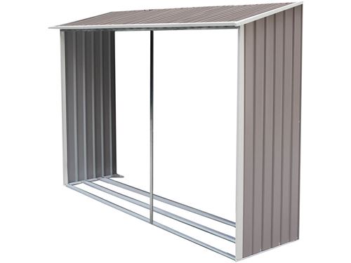 option abri bûches pour abri de jardin dallas 8.84 m²