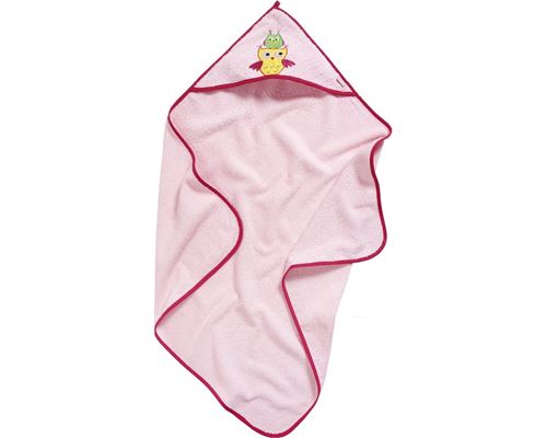 Playshoes badponcho hiboux rose junior