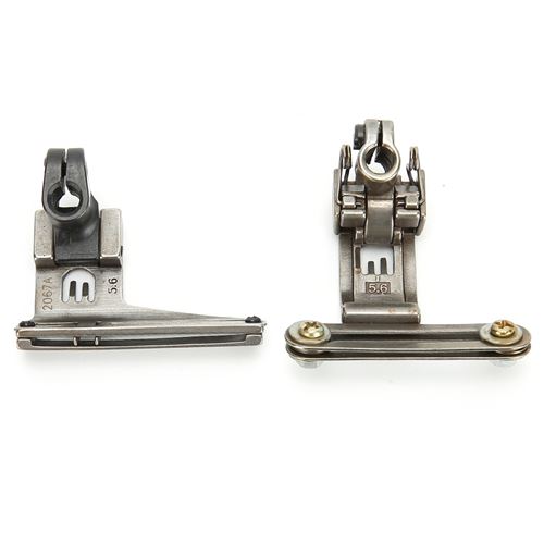 pied-de-biche de Machine à coudre extensible 5.6 point dentelle élastique pied accessoires de couture 2Pcs