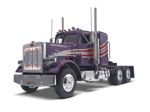 Revell kit modèle 1Peterbilt 359 Conv'l:25 violet 116 pièces