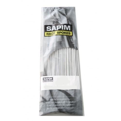 Sapim rayons 14G x 200 mm argent en acier 144 pièces
