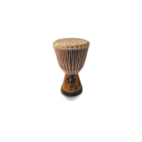 DELSON V Grand Djembé du Sénégal en bois Ø 36cm - Hauteur : 65 cm
