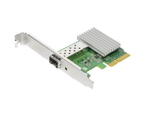 Edimax EN-9320SFP+ Carte réseau Interne Fibre 10000 Mbit/s - Cartes réseau (Interne, avec Fil, PCIe, Fibre, 10000 Mbit/s, Vert, Argent)