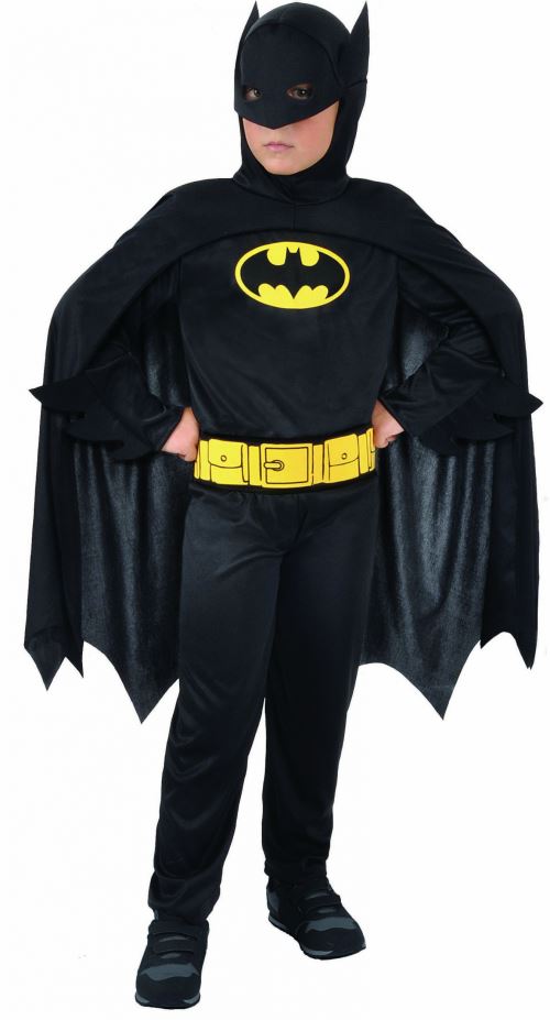DC Comics costume de Batmangarçon 124 cm polyester noir
