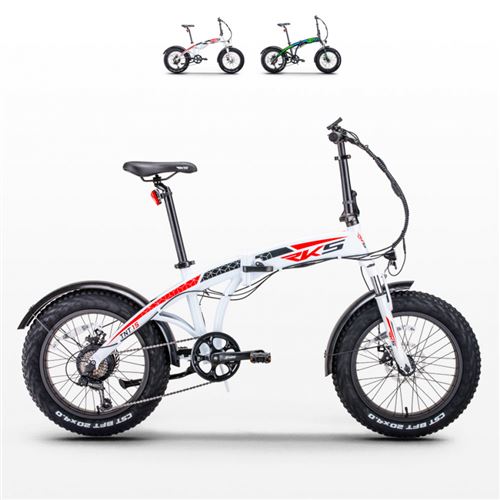 RKS - Vélo électrique pliant ebike Rks Tnt 15 Shimano, Couleur: Blanc