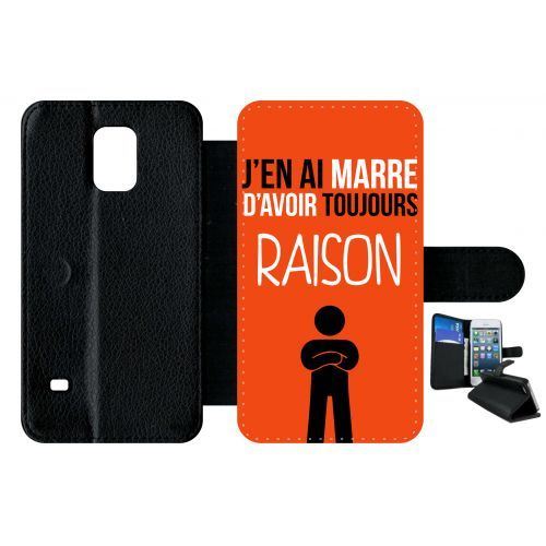 Etui à rabat samsung galaxy s5 j en ai marre d avoir toujours raison 11