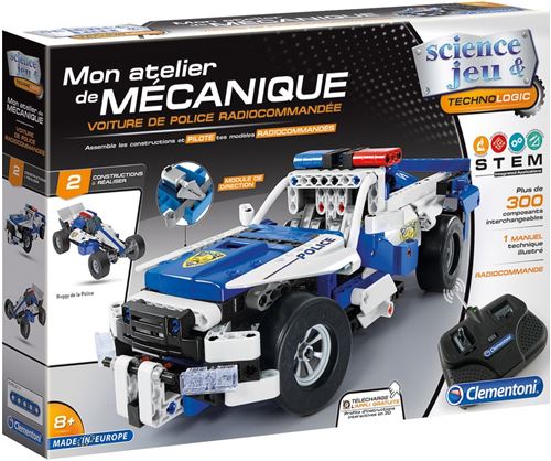 Clementoni - Mon Atelier de Mécanique - Voiture de police RC