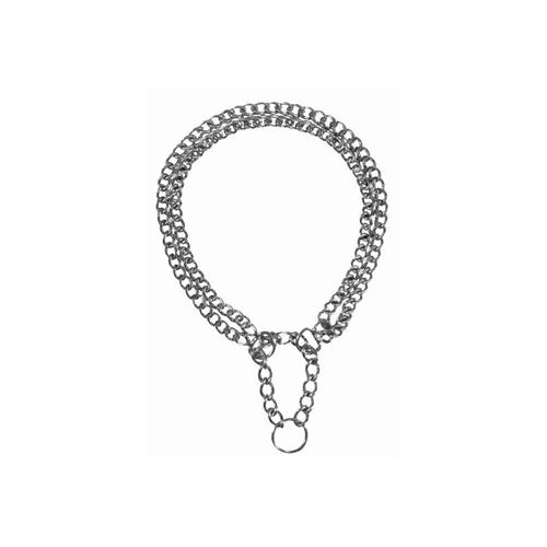 Comparer les prix de Collier étrangleur, 2 rangs. Taille: M-L Dimensions: 45 cm/2,5 mm pour chien