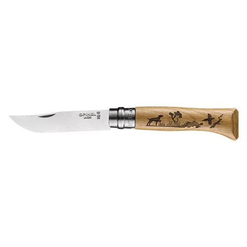 Coutellerie, couteaux pliants - opinel - 92335 - opinel animalia 3 chene 8 vri chien