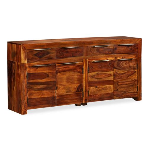 vidaXL Buffet Bois massif de Sesham 160 x 35 x 75 cm