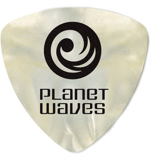 10 médiators Planet Waves Classic Large - 1,25 mm - blanc nacré
