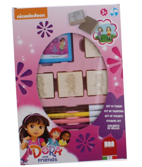 Multiprint ensemble de couleurs Dora 12 pièces