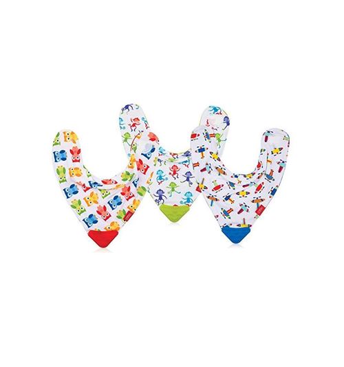 NUBY-Bavoir avec coin dentition
