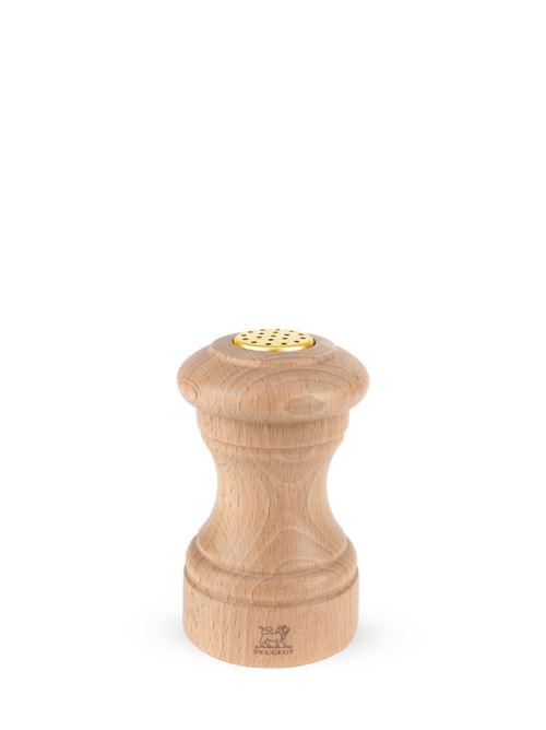 The Bistro salt shaker in a natural shade of wood is instantly recognisable for its shape and stature, inspired by the original Peugeot table mill.  This style has become synonymous with the easy, laid-back atmosphere of French bistros and cafés and will bring that relaxed feeling to your own table with a simple seasoning functionality. Bistro