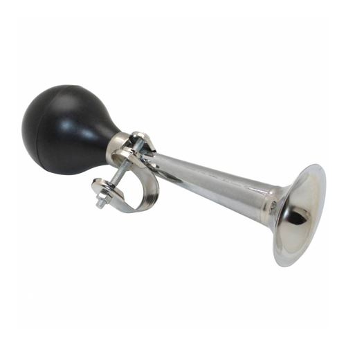 Sonnette a trompe helicon droit chrome (vendu a l'unite)