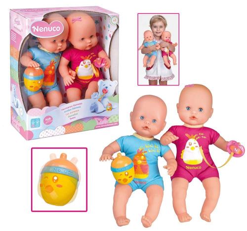 Pack De 2 Poupons Nenuco Les Jumeaux 35 Cm Personnage En Peluche Achat Prix Fnac