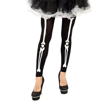 leggings squelette adulte - guirca 18337 - 1