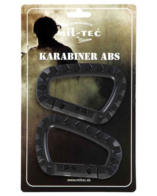 Mousqueton ABS (2 pièces/emballage blister)
