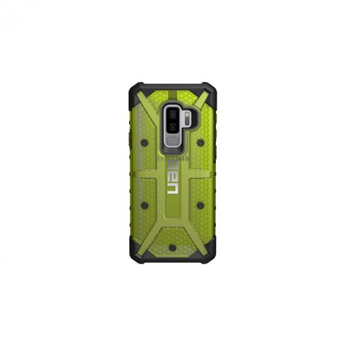 UAG Plasma Series Citron - Achterzijde behuizing voor mobiele telefoon - robuust - composiet - geel, transparant - voor Samsung Galaxy S9+