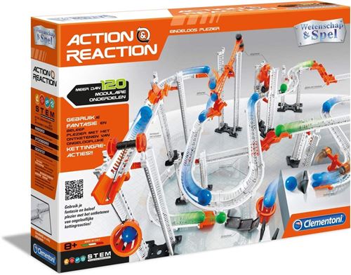 Clementoni piste à billes Action & Reaction120 pièces