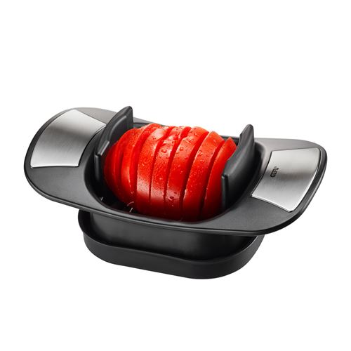 Coupe tomate et coupe mozzarella Caprese acier inoxydable (inox) 20.00x12.00 cm - Image 3