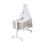 Inclusive Textile Blanc Star Grey Schardt Berceau Multifonctionnel Vario Massive