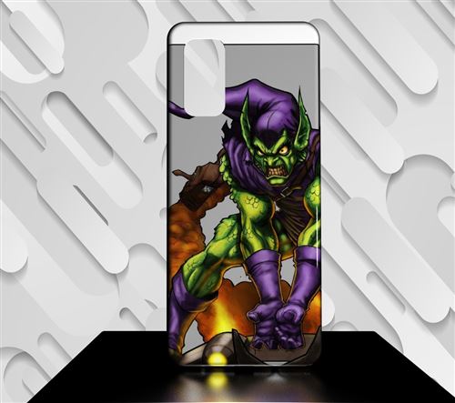 Coque pour Galaxy PLUS S20+ BOUFFON VERT COMICS 07
