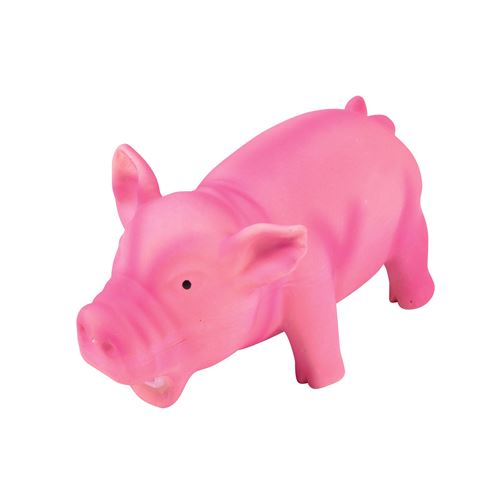 cochon en latex 15cm grogne