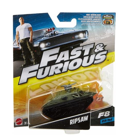 Fast & furious : char vert ripsaw - vehicule miniature - tank - voiture collection 22/32