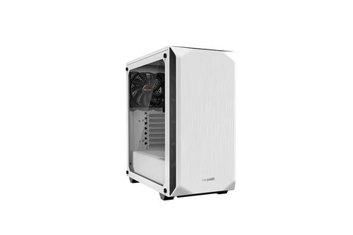 be quiet! Pure Base 500 Window - Tour - ATX - panneau latéral fenêtré (verre trempé) - pas d'alimentation (ATX / PS/2) - blanc - USB/Audio