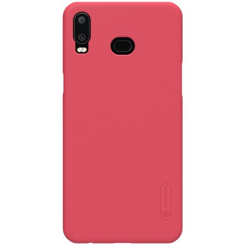 Coque en TPU bouclier super givré rigide rouge pour votre Samsung Galaxy A6s