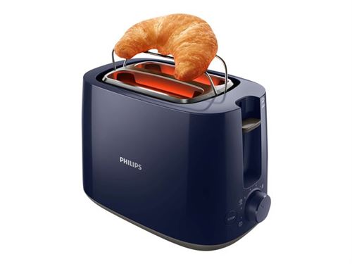Philips Daily Collection HD2581 - Broodrooster - 2 plak - 2 Slots - bosbes
