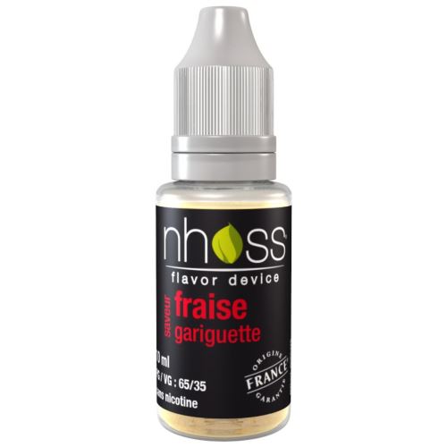Nhoss - E-Liquide Saveur Fraise Gariguette 3 mg/ml - 10 ml