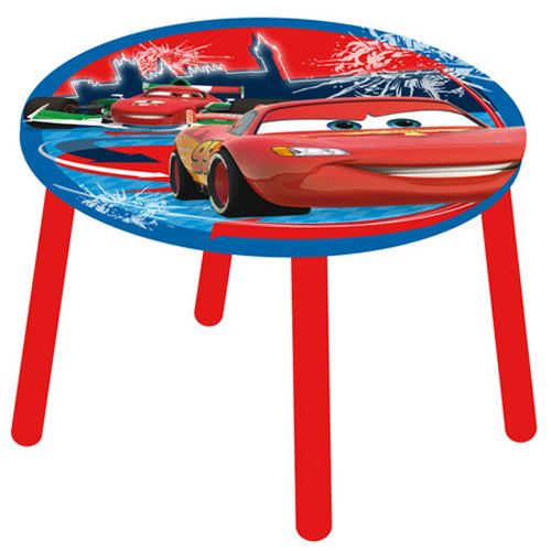 CARS Table ronde enfant en bois  