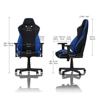 Chaise Gaming Nitro Concepts S300 Galactic Blue