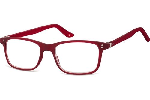 Montana lunettes de lecture MR72C unisexe rectangulaire rouge force +1.50