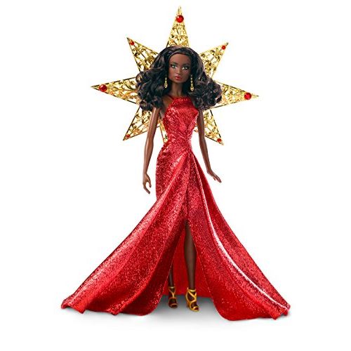 Barbie 2017 Holiday Nikki Black Hair with Red Dress Doll
