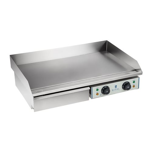 Plancha électrique lisse - 75cm - 2 x 2.2kW acier inox professionnel