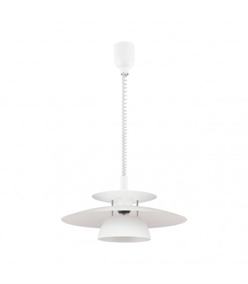 Eglo 87055&nbsp;Lampe Suspension &agrave; Hauteur R&eacute;glable, M&eacute;tal, E27, Gris