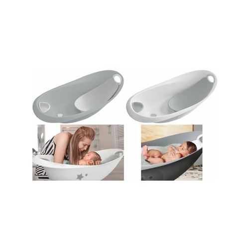 keeeper keeeper kids baignoire pour bébé natalia stars, blanc noir
