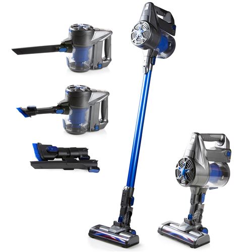 PRIMO PR502SV Aspirateur Balai 3-en-1 - Sans Fil - 22,2V - Bleu