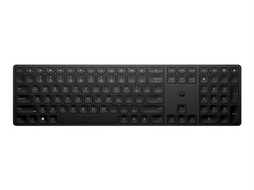 HP 455 - Clavier - programmable - sans fil - 2.4 GHz - Allemand - noir - pour HP 34; Elite Mobile Thin Client mt645 G7; ZBook Firefly 14 G9; ZBook Fury 16 G9