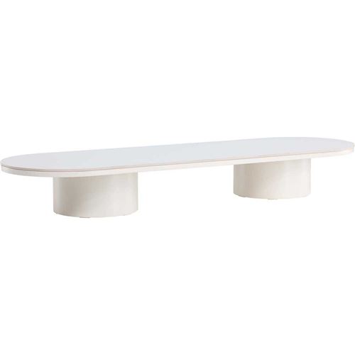 Non Communiqué Beige Venture Home - Table Basse Ovale 190 X 60 Cm Narvik