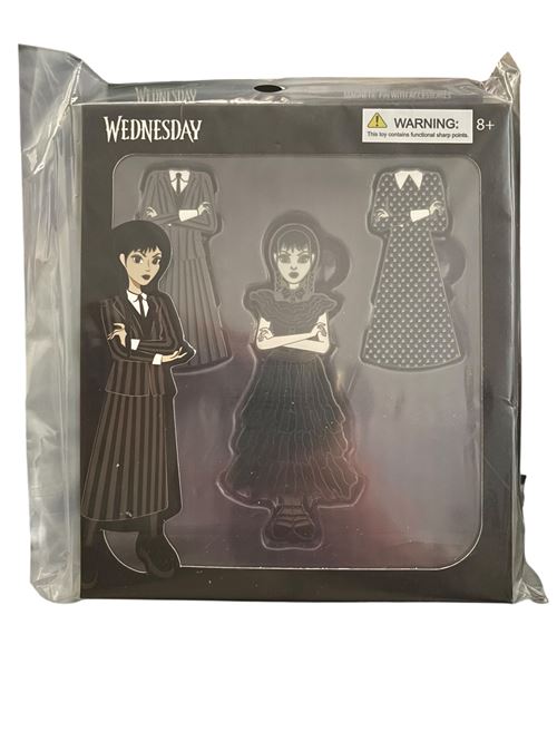 Non Communiqué Coffret Wednesday : 4 Pin's Émaillés Magnétiques Funko