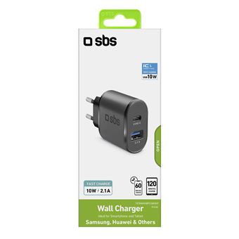Chargeur USB OSCAL 10W 1 Port - Adaptateur Secteur Compact - Charge Rapide Pour Smartphone, Tablettes - Sécurité Intégrée - 10