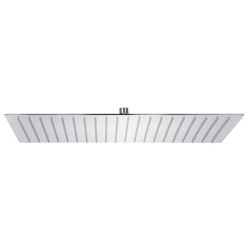 vidaXL Pomme de douche pluie Inox 304 50x30 cm Rectangulaire