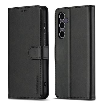 Flip Étui Pour Samsung Galaxy A36 5G Avec fente pour carte Cuir PU Bicelle FOXDOCK Noir - 1