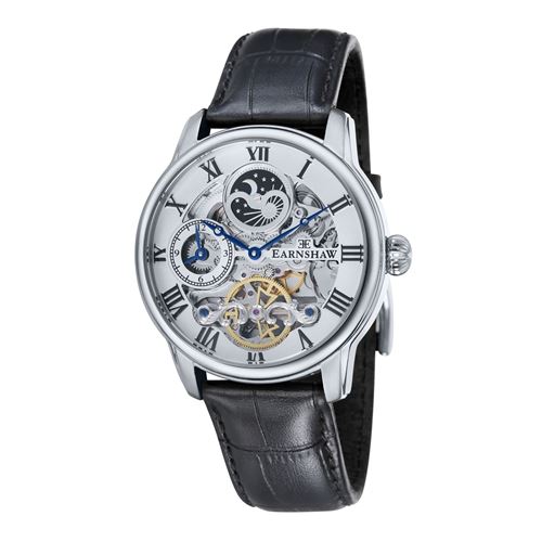 Montre homme Earnshaw LONGITUDE ES-8006-01 automatique - cadran argent